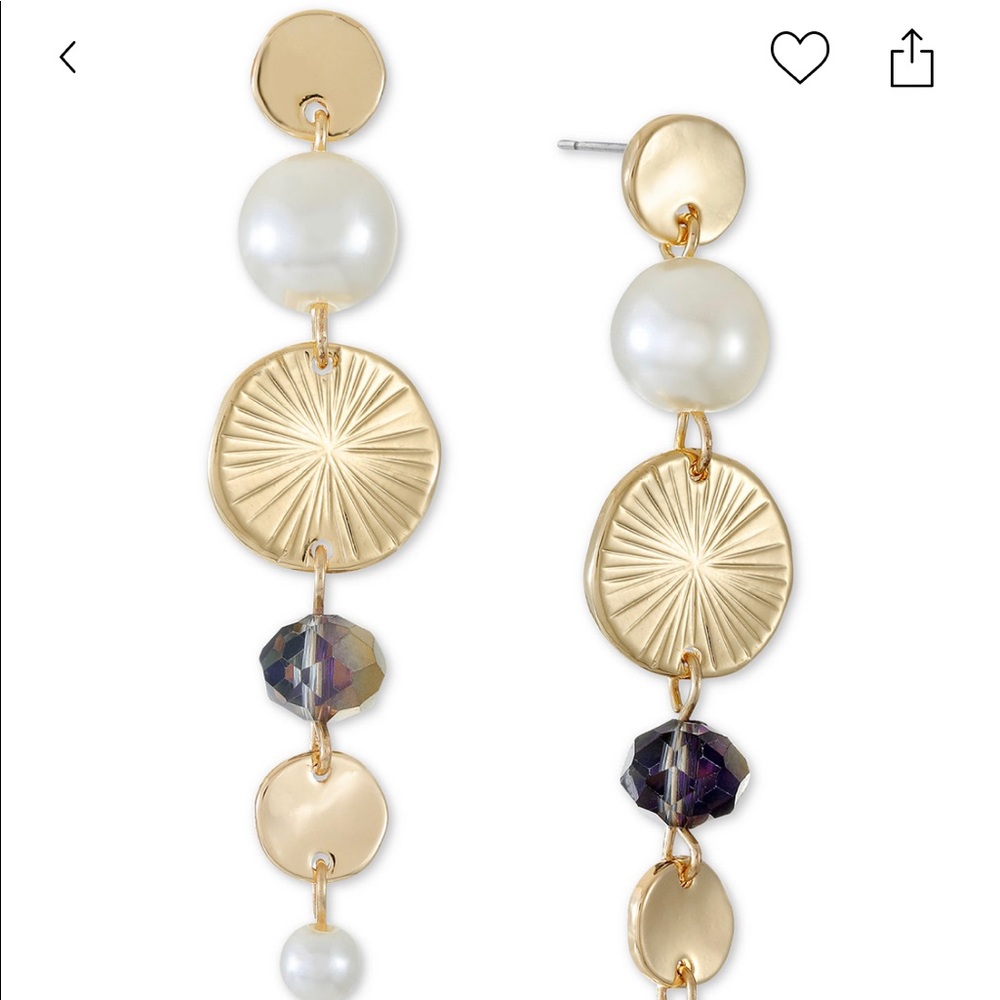 Linear Drop Earrings